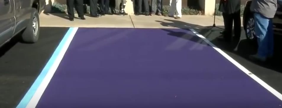 Have You Seen These Parking Spots That Are Painted Purple? THIS Is What It Means..