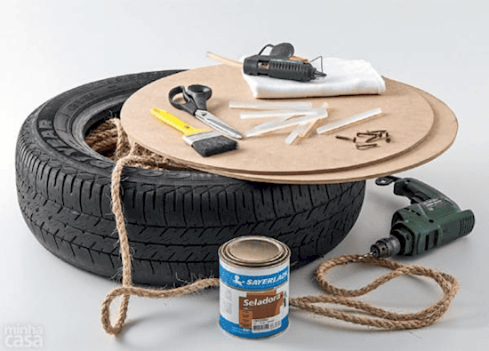 He Drilled A Hole In A Useless Old Tire And Made One Of The Coolest Things I Have Seen.