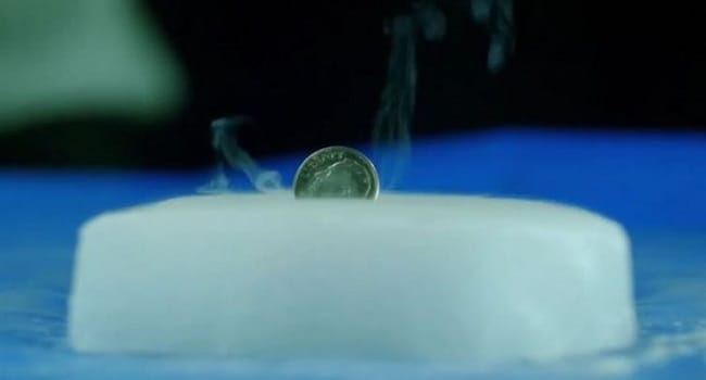 He Puts A Quarter In Ice. Seconds Later? WOW!