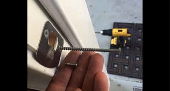 Here's Why You Should Take Out The Screws In Your Front Doors And Replace Them