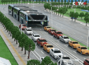 Remember That Elevated Bus To Go Over Traffic Jams That China Was Planning To Build? Well, They Built It!
