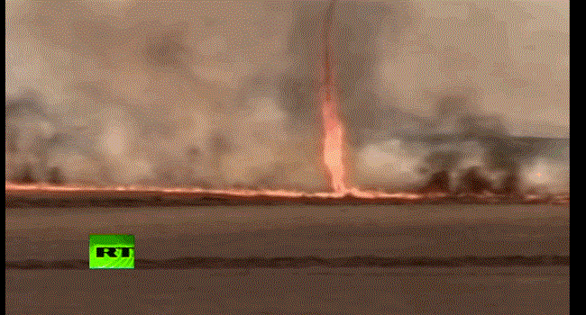 These Guys Made Homemade Fire Tornado Using Kerosene That Is Totally Mesmerizing