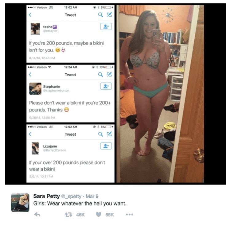 This Girl Shut Down Every Body Shamer In The World With 4 Photos