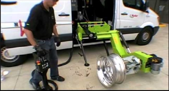 This Mobile Tire Changer Stunned Me With Its Tire Changing Trick! Must See