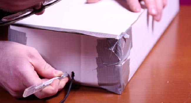 Wait Until You See What This Guy Did With Play-Doh, A Box, And His Phone...