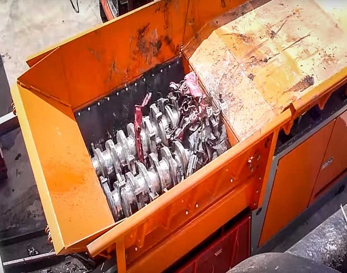 Watch This Monster Machine Shred Cars Into Pieces Like A Tissue Paper