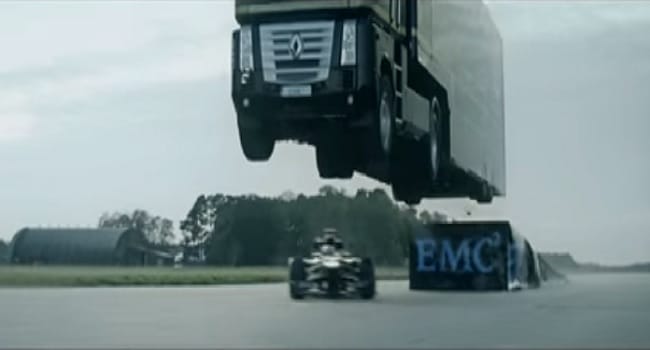 Watch This Transport Truck Make An Epic World Record Jump