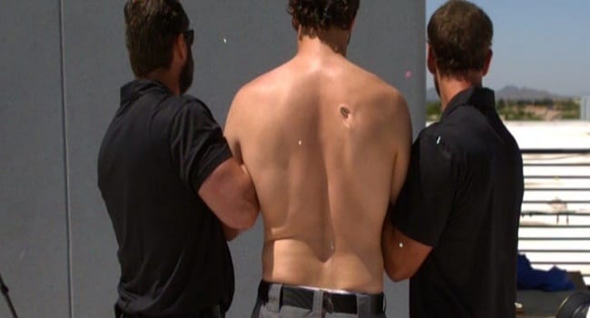 Watch What Happens To A Human Body When It Is Hit By A Taser Gun