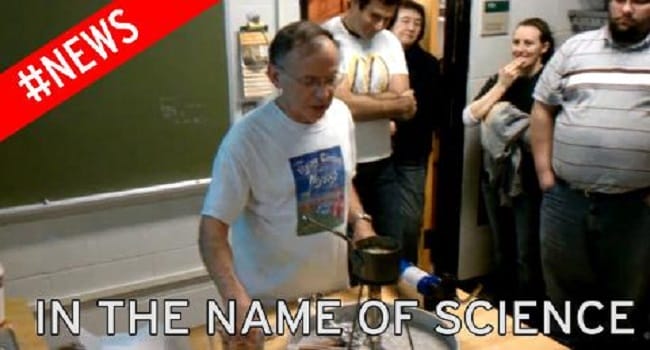 Watch What Happens When This Guy Dips His Hand In Liquid Lead