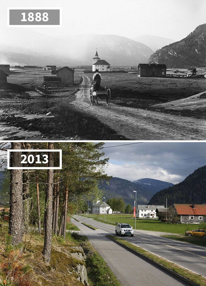 11 Before And After Pics Showing How The World Has Changed Over Time