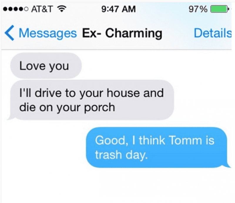 13 People Who Couldn't Do Anything But Block Their Ex After Getting Such Messages From Them.