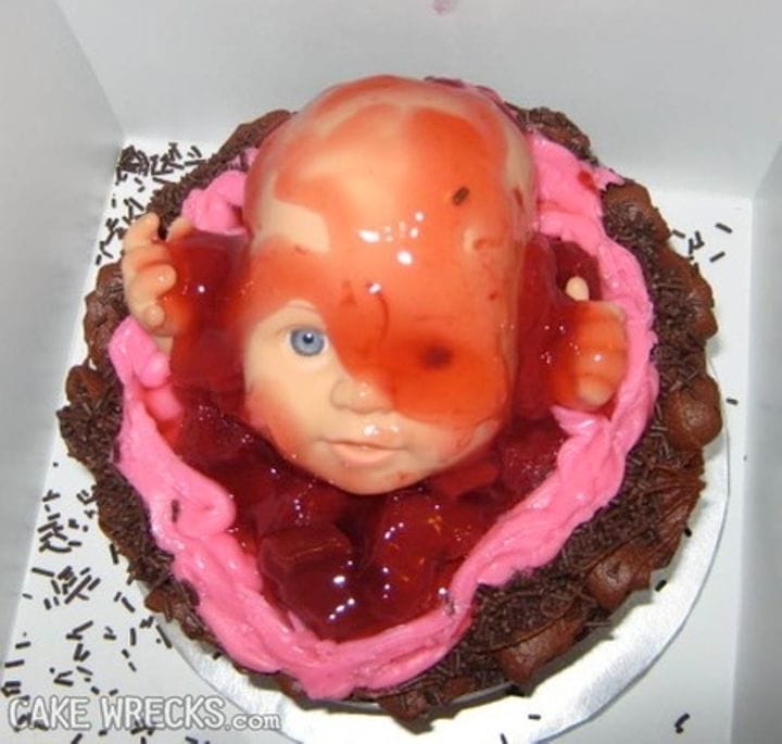 24 Baby Shower Cakes To Remind You That Childbirth Is Purely Horrifying