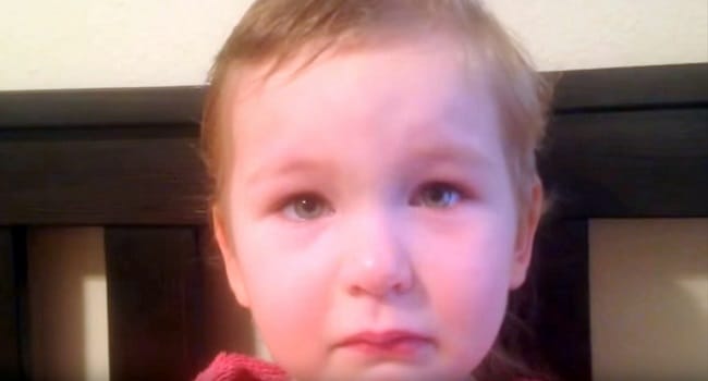 3 Year Old Cuts All Of Her Hair Off. The Explanation She Gives Dad Is Priceless