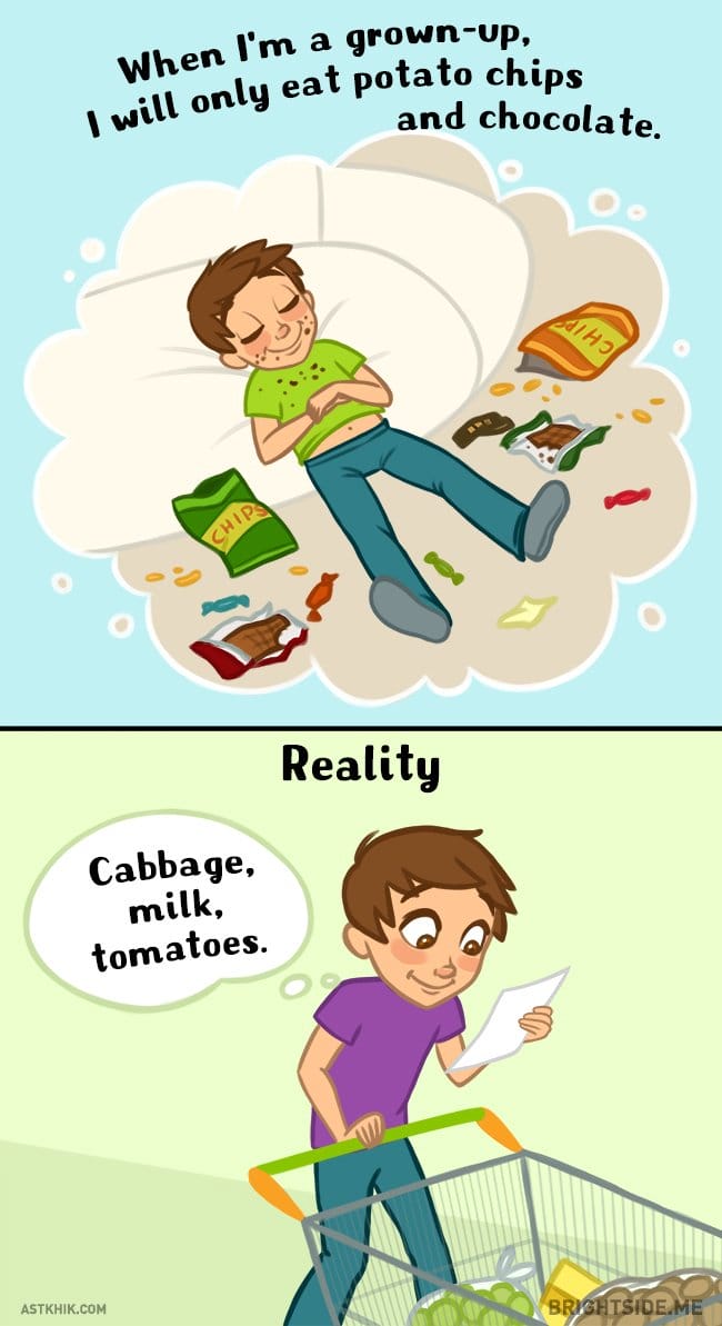 7 Funny Strips That Shows What Adults Life Is Really Like.
