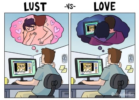 An Accurate Differentiation between Love and Lust. Love v/s Lust!
