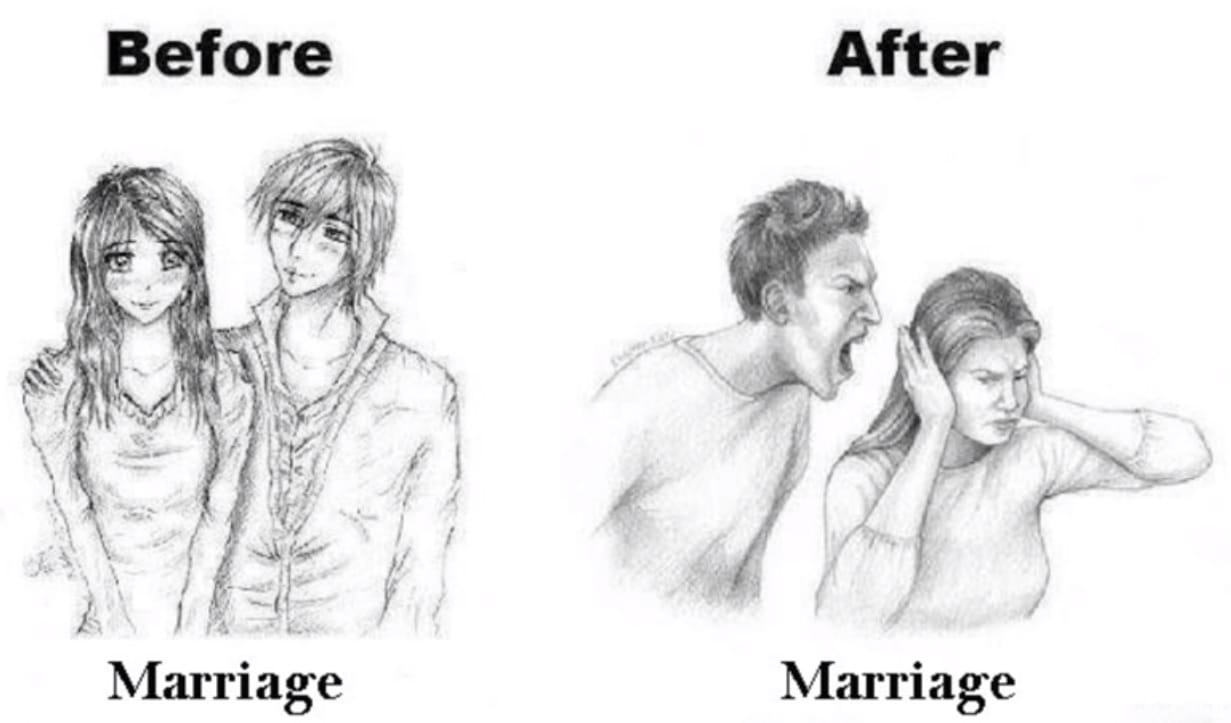 Here's Your Life Before And After Marriage, In Pictures...