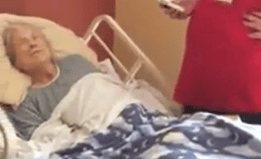 Hospice Worker Approaches Dying Woman's Bed While She Sleeps. Then They Catch THIS On Camera.