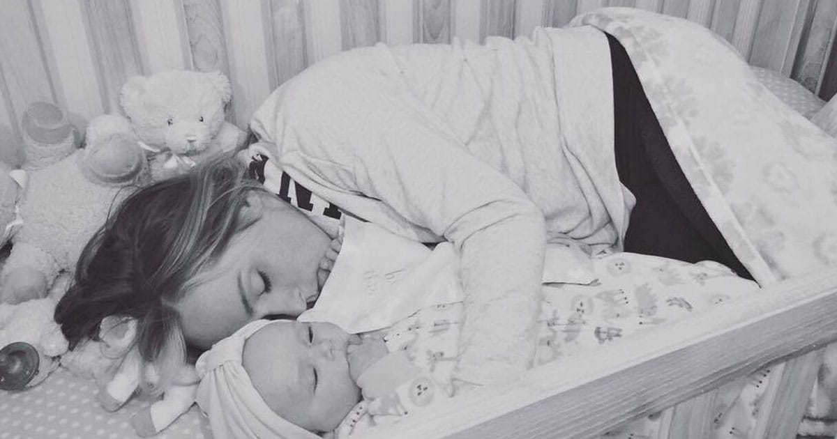 Husband's Confused When Wife Climbs In The Crib. Then, He Learns The Heartbreaking Reason...
