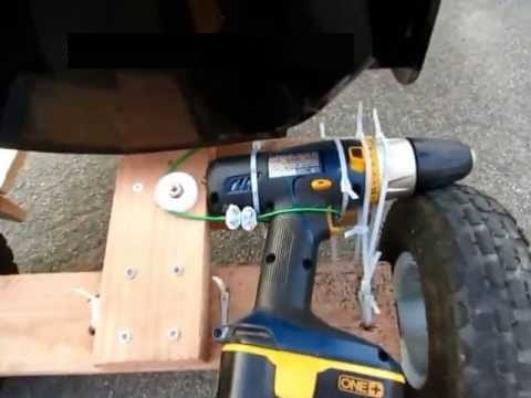 I Still Can't Believe What I'm Seeing! It's A DIY Go-Kart Powered By A Drill Motor