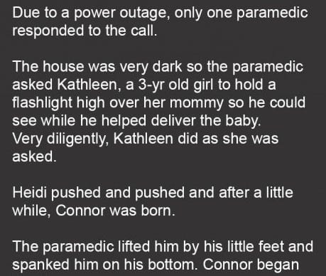 Little Girl Helps Mom Deliver Her Baby Brother. But Everyone Burst Out Laughing When She Said This