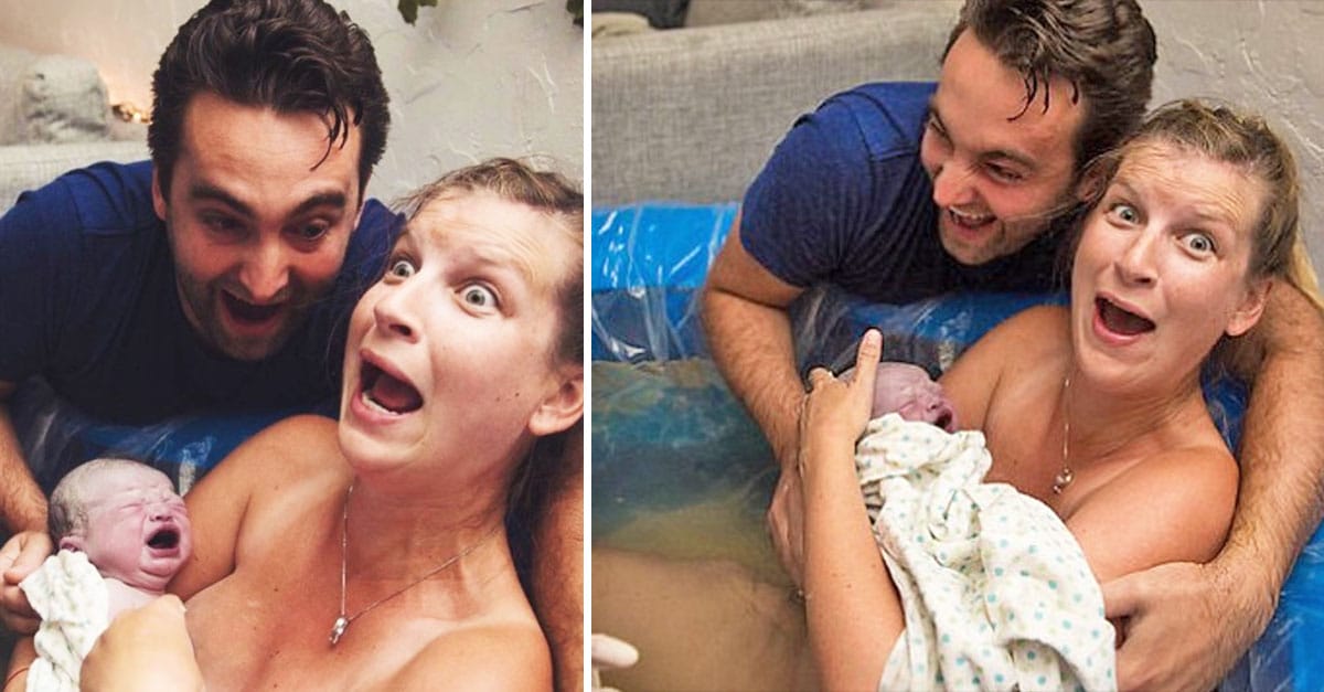 Mom Just Gave Birth To Her Baby, Then She Looks In Between Newborn's Legs To See The Gender