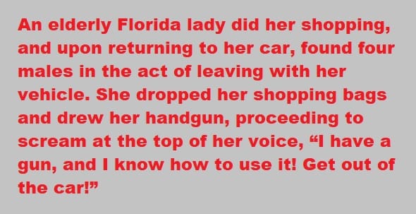 Old Woman Was Shocked When She Saw Four Men Leaving With Her Car. Then This Happened...