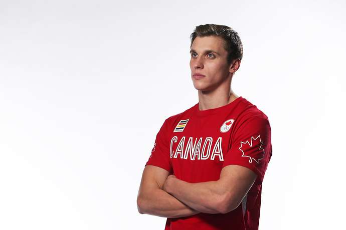 Olympic swimmer explains why he gives the middle finger before every race