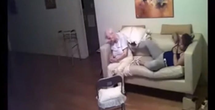 Secretly Filmed: See What The Carer Did To This 94-Year-Old Alzheimer's Patient! SHOCKING!