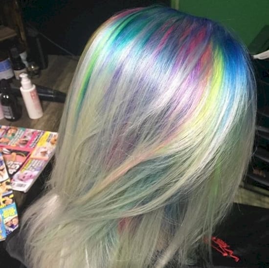 She Covers Her Roots In Seven Different Colors, But Wait Till You See The Finished Look. Gorgeous!
