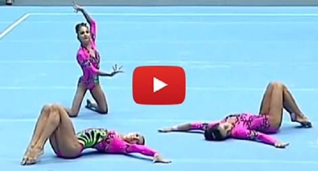 These Gymnasts Took Their Spots. When The Music Started? No One expected This!