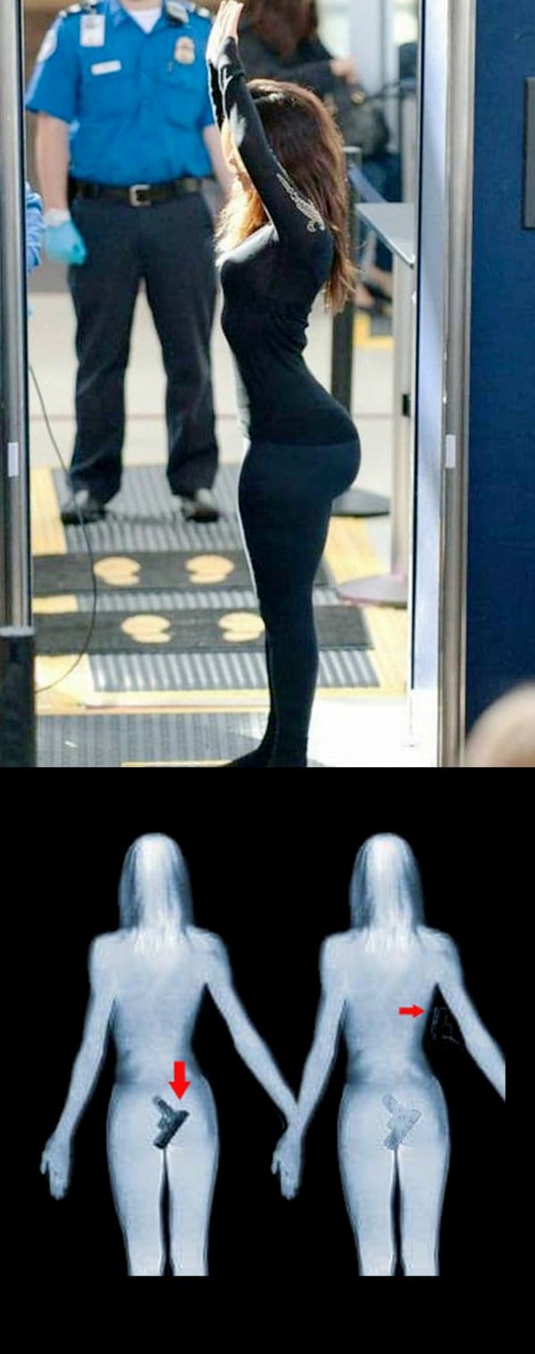 These People Had Full Body Scan On Airport And What Was Discovered Was Shocking