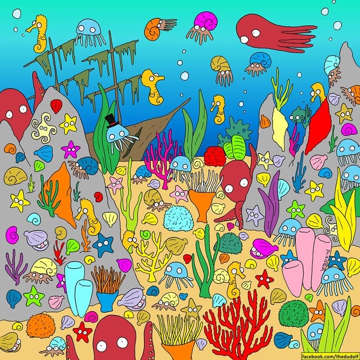 This Artist Hides Things in His Illustrations That Are Too Adorable Not to Find Them