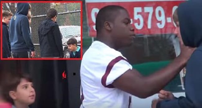 This Boy Is Being Bullied In Public. Then Someone Steps In And Does This.