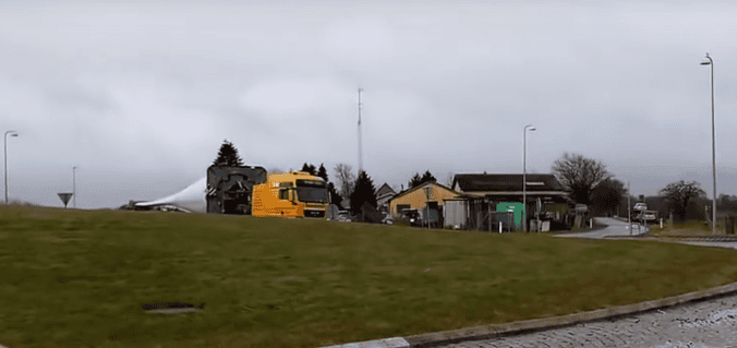 This Crazy Truck Is Used To Transport Windmill Wings