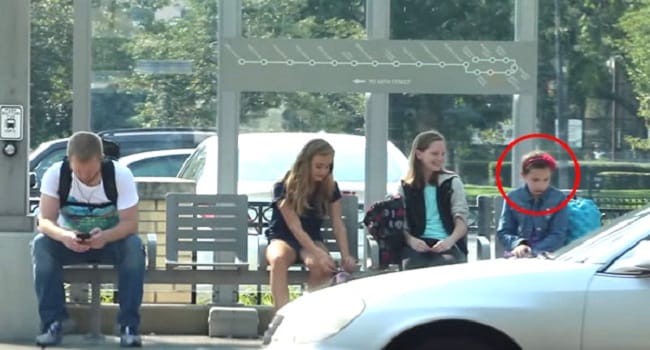 This Girl Is Being Bullied At The Bus Stop. Watch What The Adults Do Who Witness It