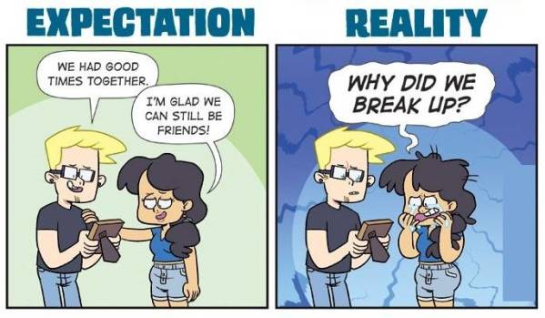 This Is The Reality Of Becoming Friends With Your Ex