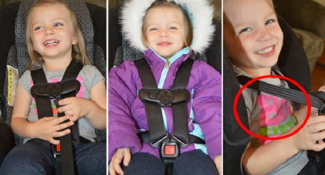 This Is Why You Should NEVER Put A Child Wearing A Winter Coat Into A Car Seat!