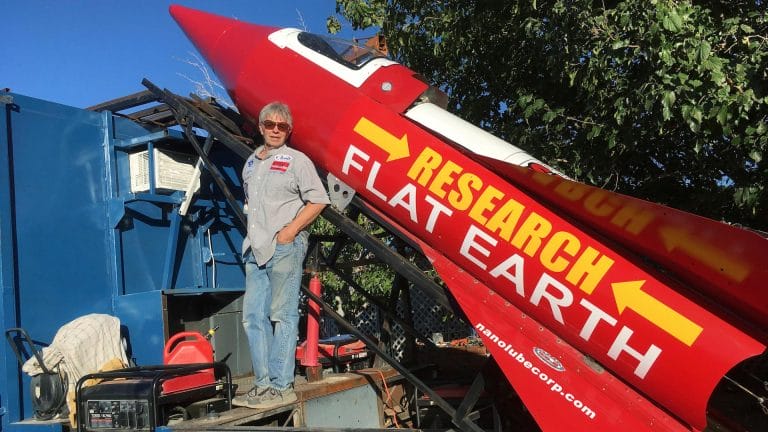 This Man Will Launch Himself In A Homemade Rocket To Prove That Earth Is Flat