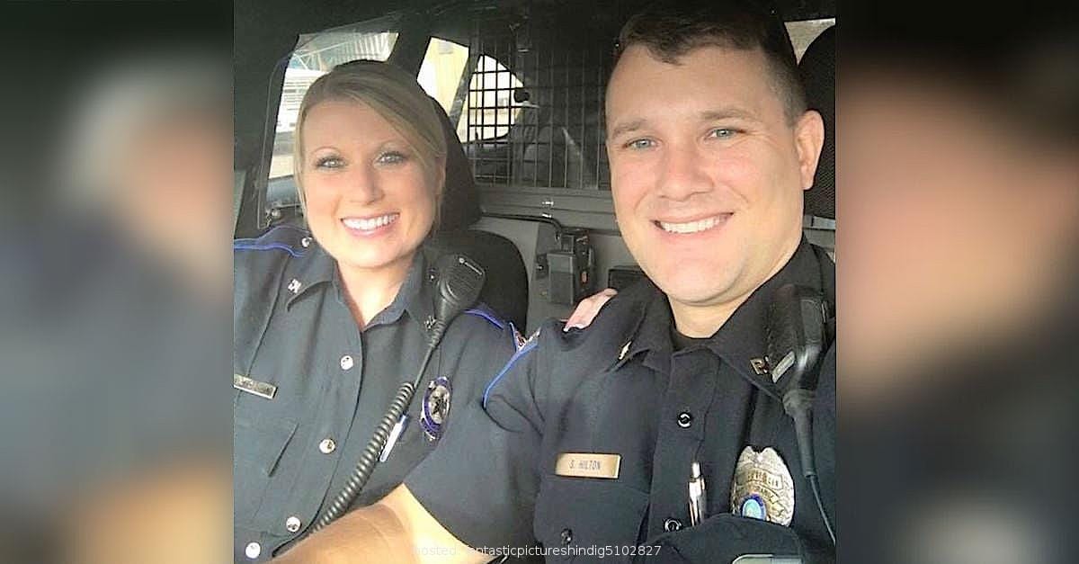This Photo Of Two Cops Is Going Viral For One Incredible Reason