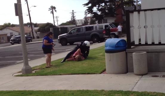 VIDEO: Police Beat Up Mother In Front Of Her Kids! And She's Suing Carlsbad Police For Police Brutality!