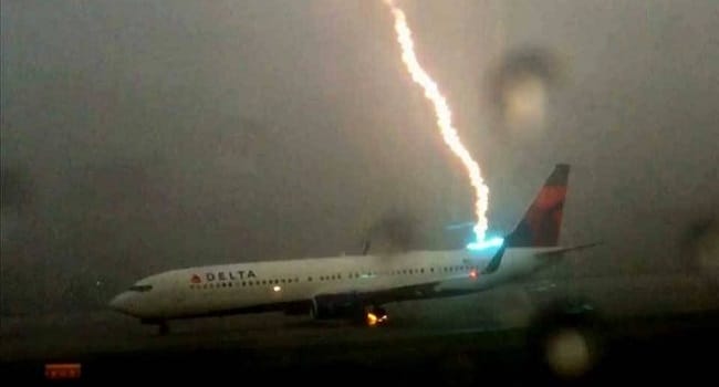 Watch What Happened When This Airliner Got Struck By Millions Of Volts Worth Lightning