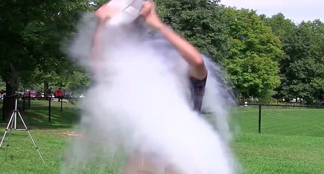 Watch What Happens When You Attempt The Ice Bucket Challenge With Liquid Nitrogen