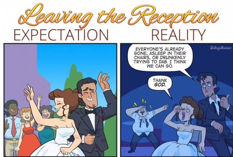 Wedding Night: Here's An Expectations vs. Reality