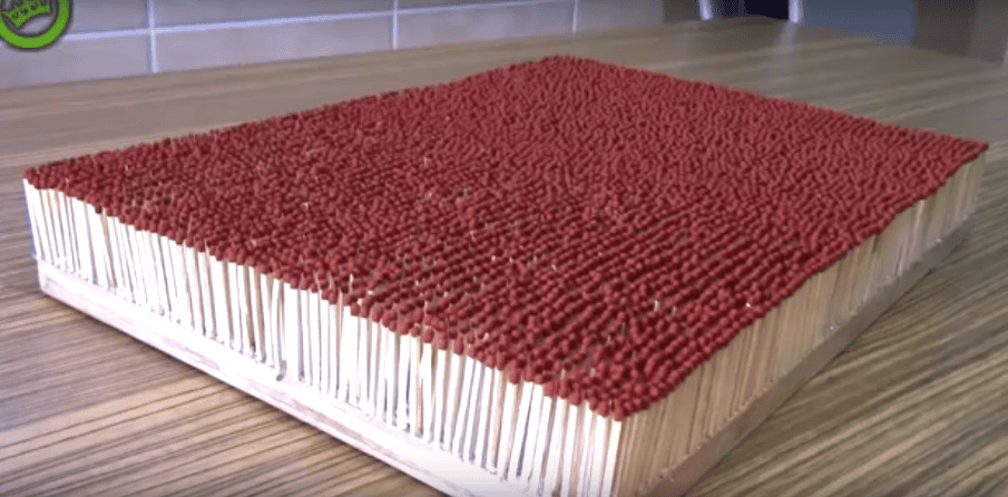 What Happens When You Light 6000 Matchsticks At Once?