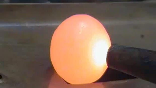 When He Placed A Red Hot Ball Of Nickel On A Block Of Foam, I Never Expected This To Happen!