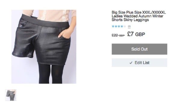 Woman Gives The Best Burn To A Site That Advertises Its Plus-Size Shorts With Skinny Girl