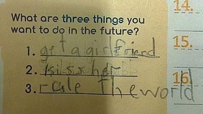 Checkout The Funniest Answers Given By Some Kids. This Is Hilarious.